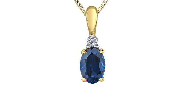 Gemstone dangling pendant