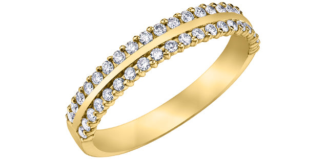 Unazë 14K e rrumbullakët LG Diamant Solitaire - 0,25CT