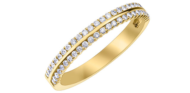 Unazë 14K e rrumbullakët LG Diamant Solitaire - 0,25CT