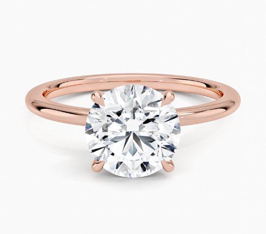 14K Round LG Diamond Solitaire Ring - 2.0CT