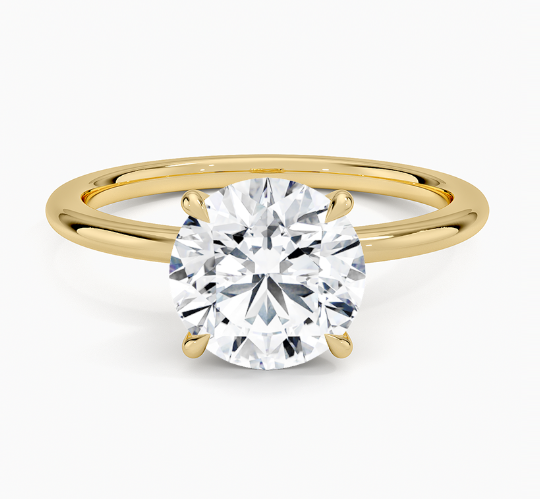 14K Round LG Diamond Engagement Ring - 2.75TW