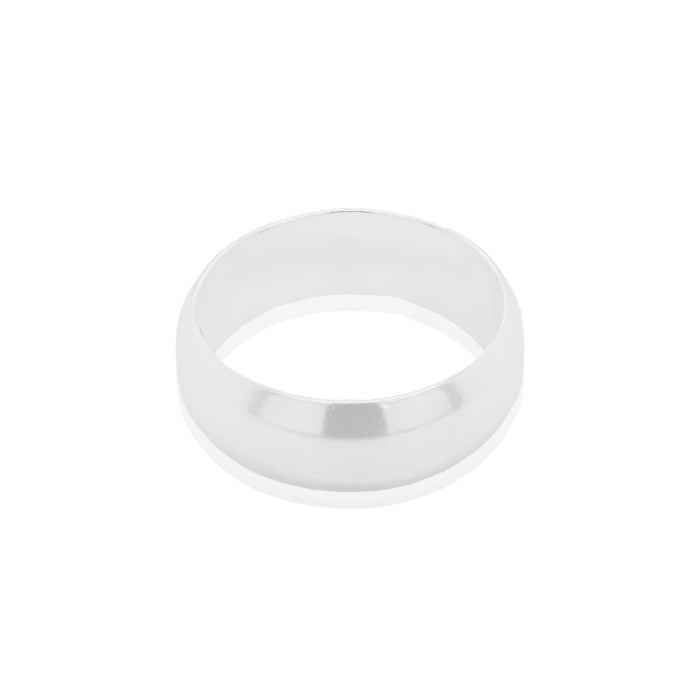 6MM Domed Top Sterling Silver Wedding Band