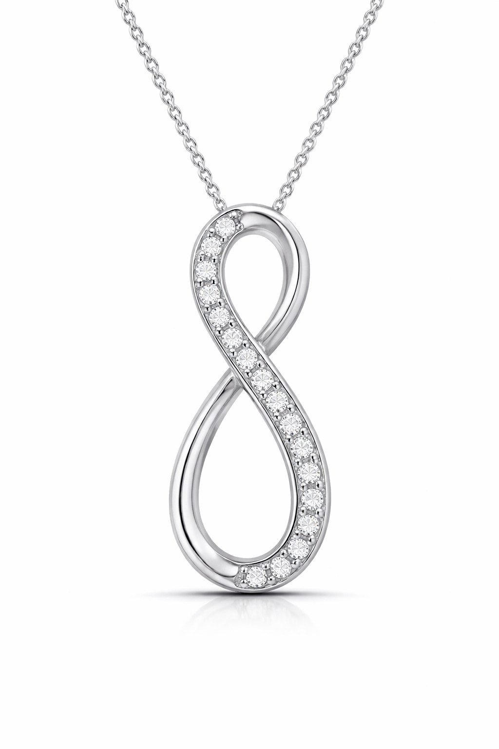 Gjerdan varëse 10k Diamanti Infinity 1/5TW