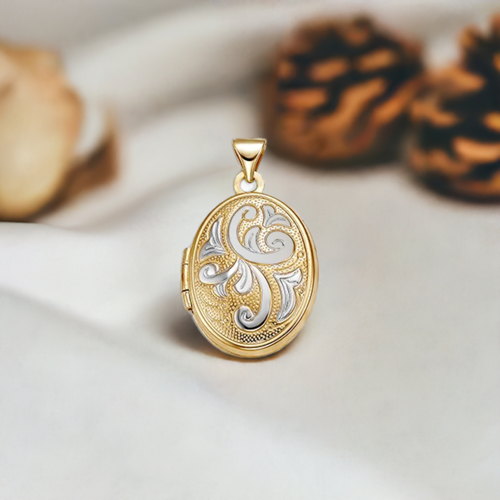 10K 2T Gold Locket - 3003