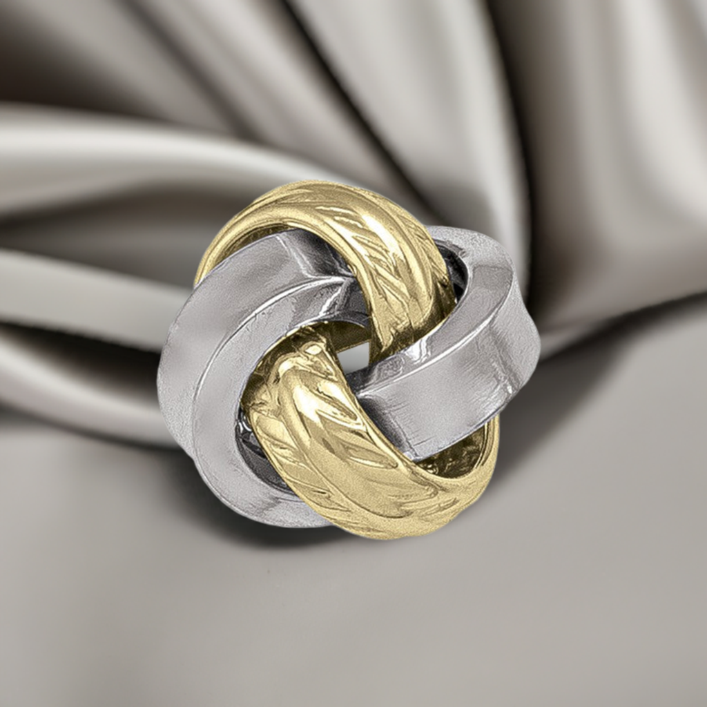 10K 2T Knots earrings