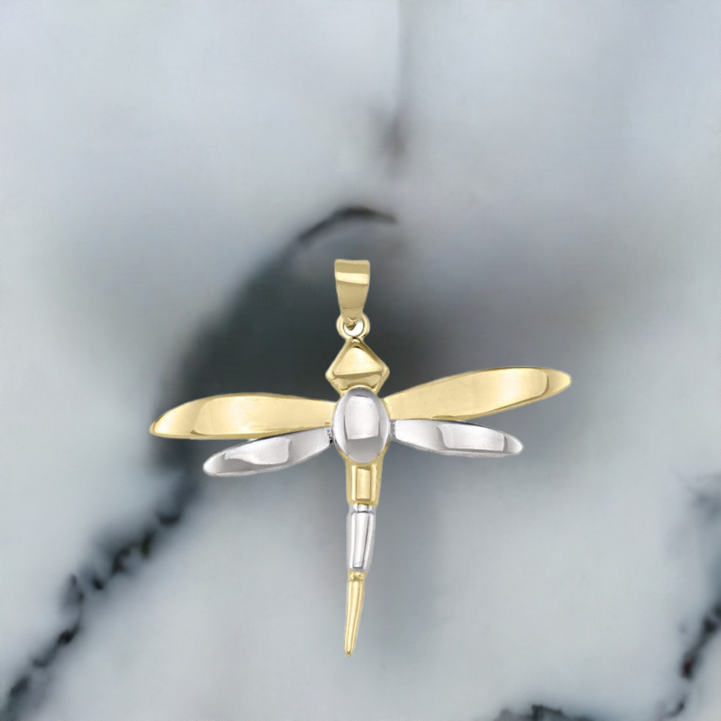 10K 2T Gold Pendant - TECA94