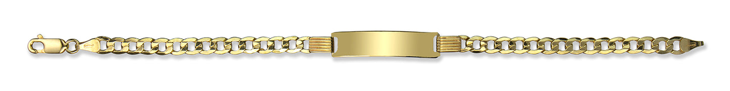 10K Yellow Gold ID Bracelet -1009