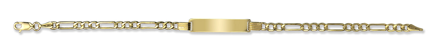 10K Yellow Gold ID Bracelet -1010