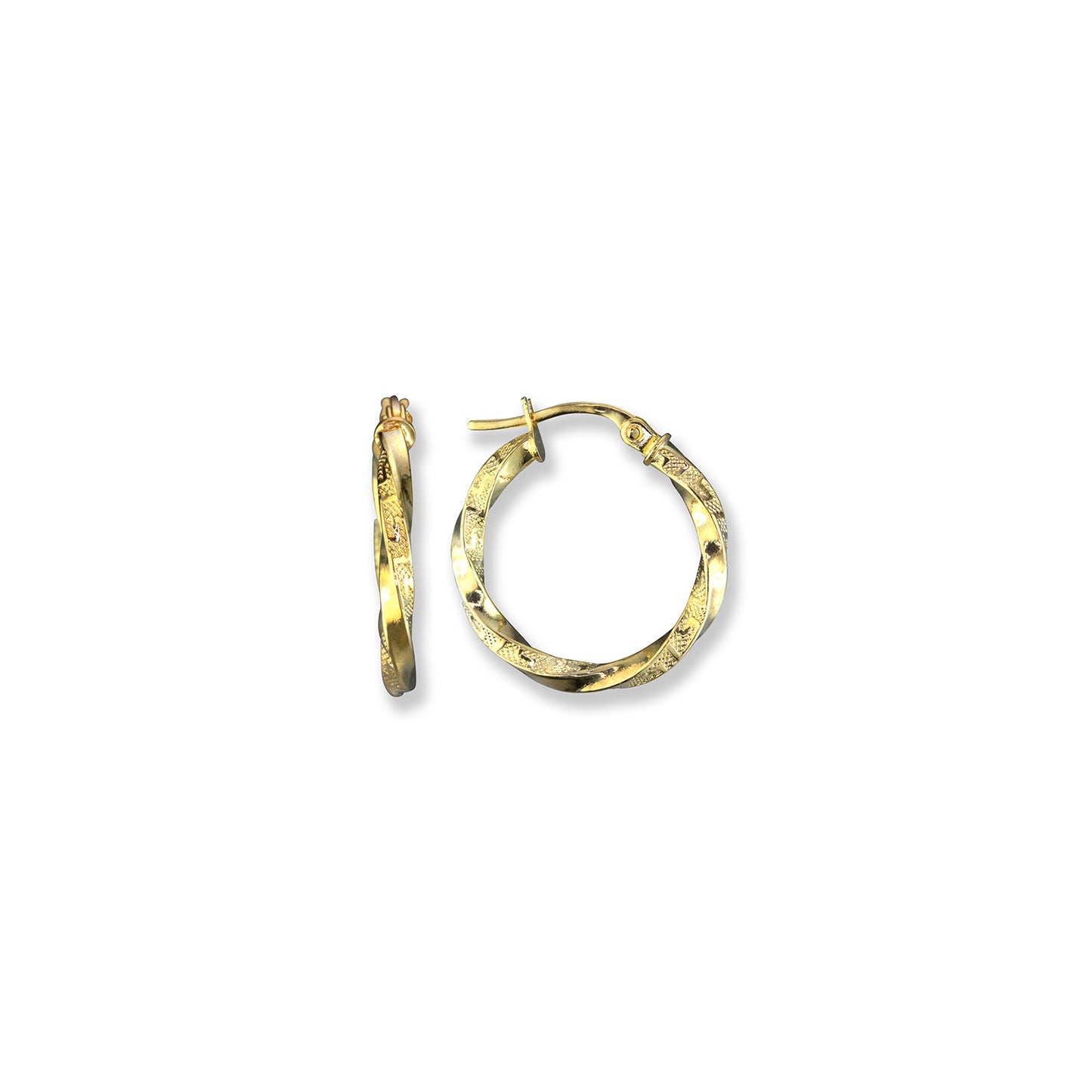 14K Yellow Gold Earrings - 2221