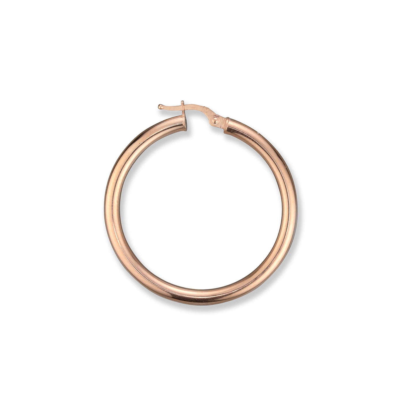 14K Rose Gold Hoop Earrings - 2411