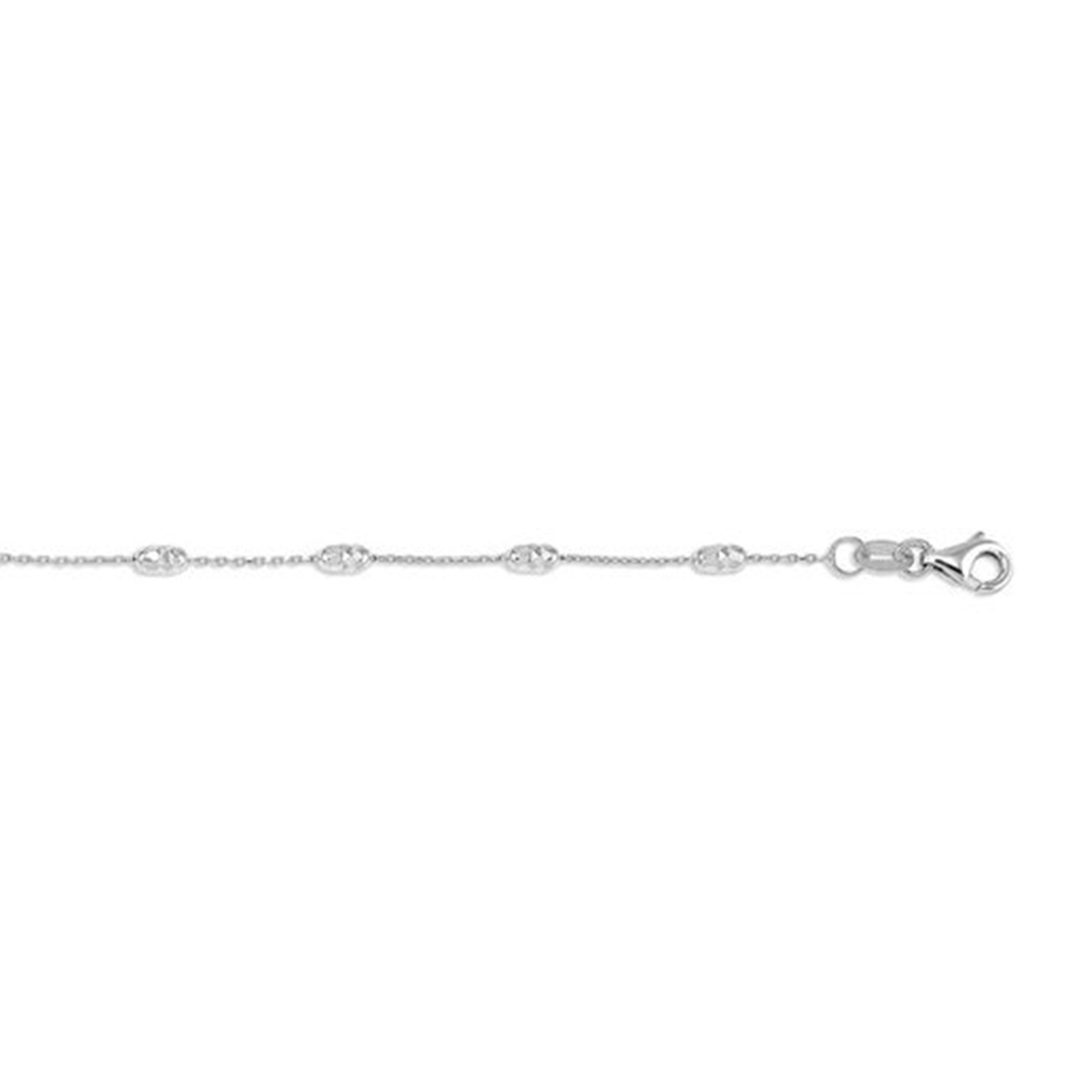 10K White Gold ladies Bracelet - Luna 2602