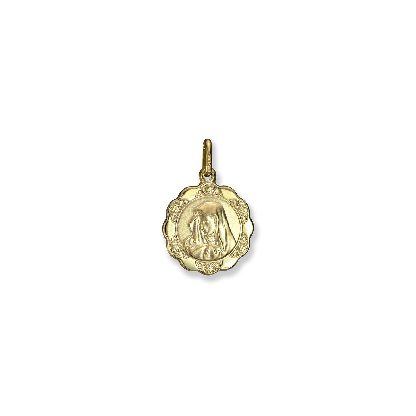 18K Gold St. Mary Pendant - 306