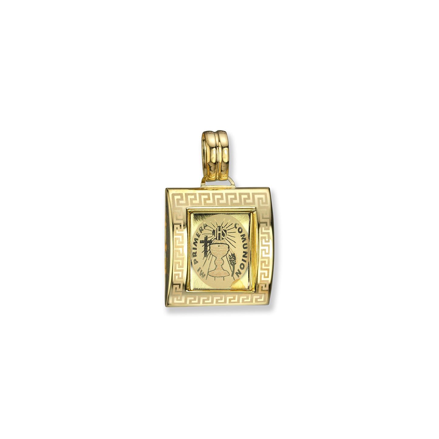 10K Yellow Gold First Communion Pendant 339