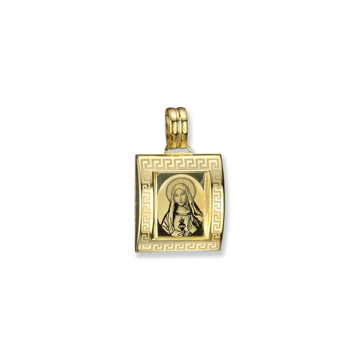 10K Yellow Gold Mary Charm - 340