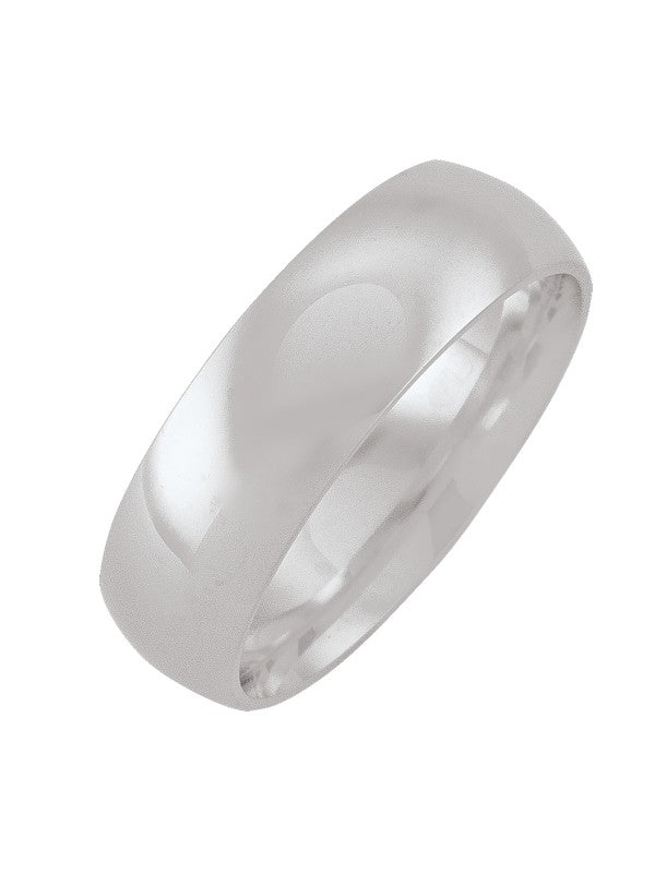 6MM Regular fit Domed Top Gold Wedding Band