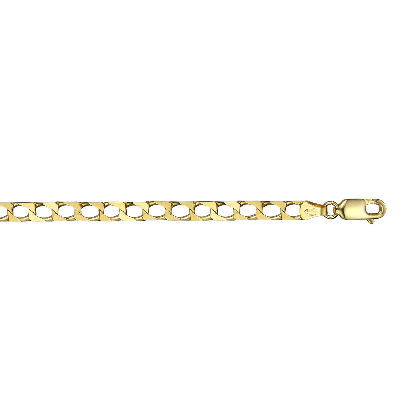 10K Yellow Square Curb Gold Chain- 713