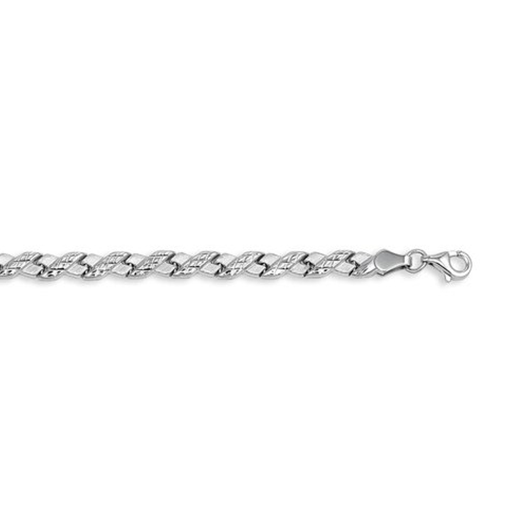 10K White Gold Ladies Bracelet - Cleo 9108