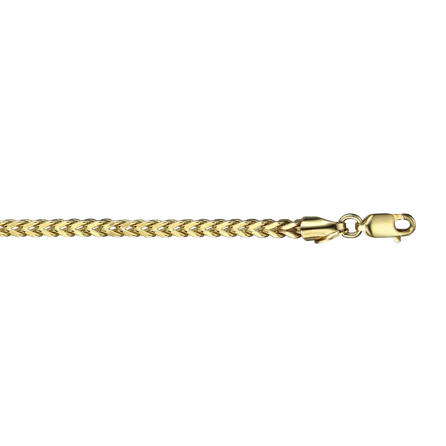 10K Hollow Curb Yellow Gold Chain - 972