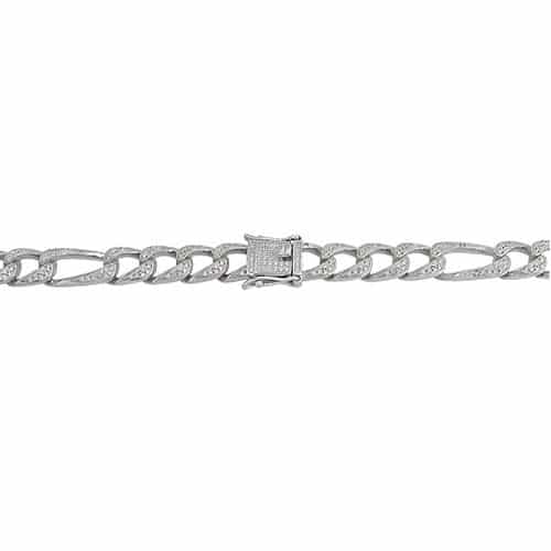 925 Sterling Silver - Rhodium Plated - ART - 6MM