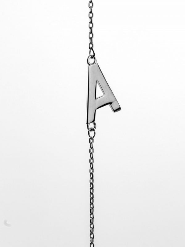 10K White Gold Ladies Necklace - Me3016W-A