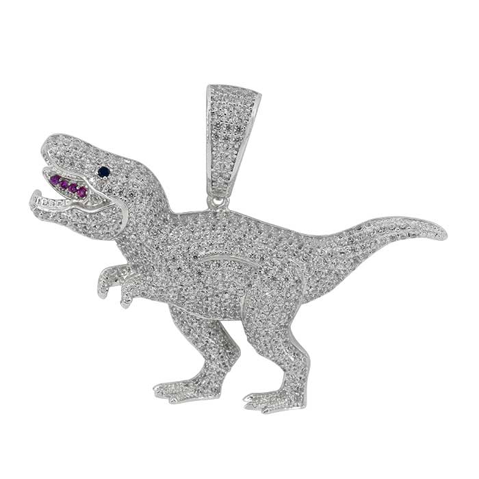 Varëse me dinosaur T-Rex 925 argjendi të pastër me CZ-CHCZ7242-RH