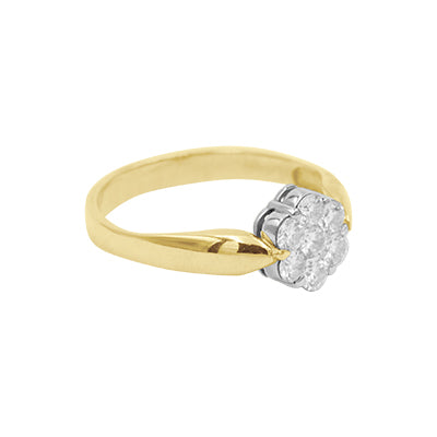 14K White Gold Diamond Pendant- 1.00CT