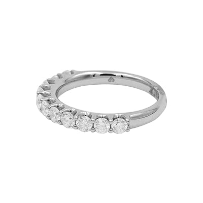 Band Dasmash 14k floriri të bardhë -1,00Kt.