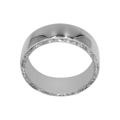 10K Classic Wedding Band / Diamond
