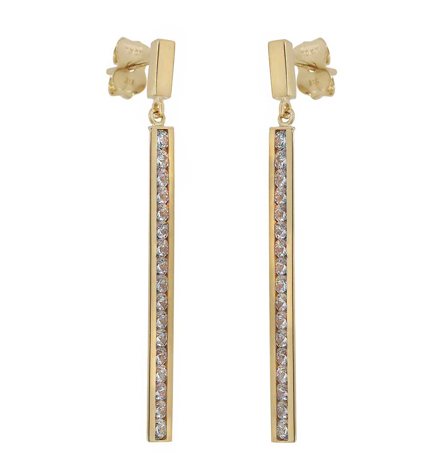 10K Yellow Gold Earrings - E005