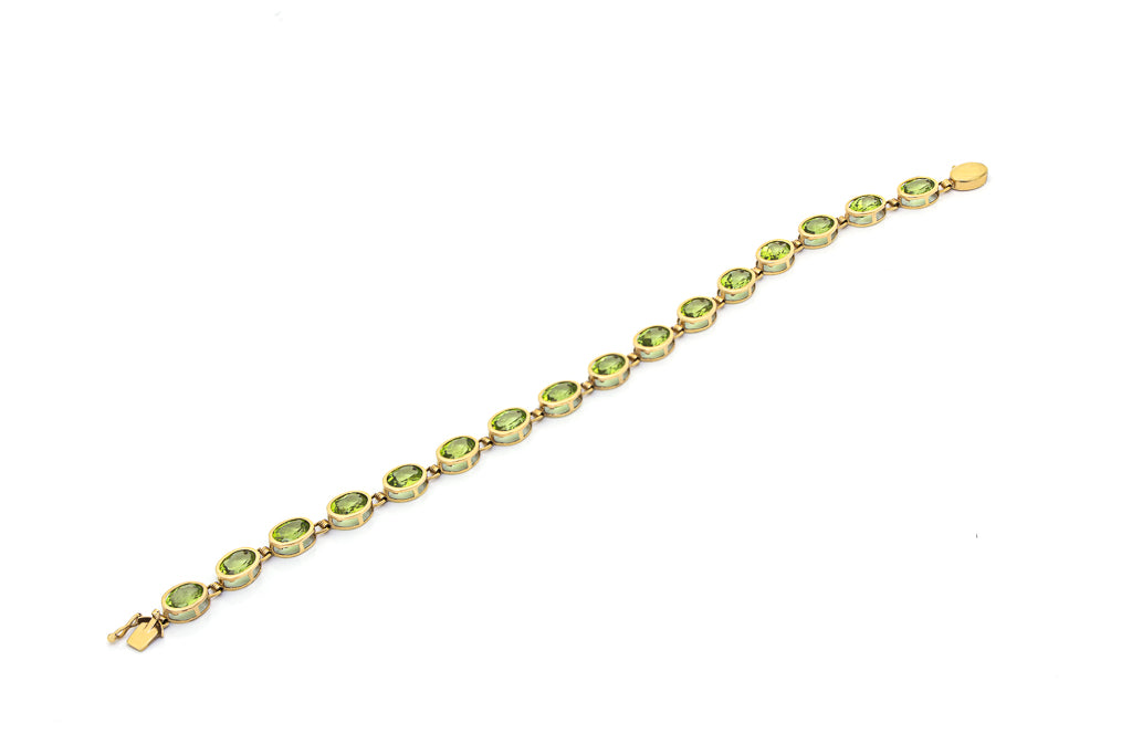 14K Peridot Bracelet