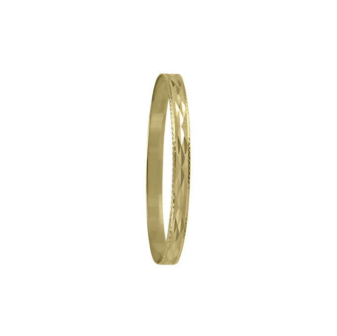 10K Yellow Ladies Bangle - 6mm