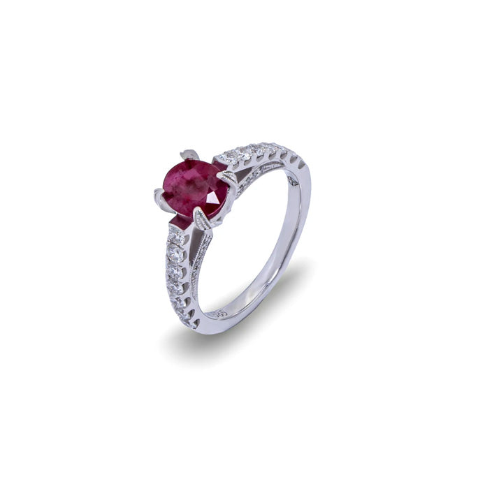 14K Ruby /Diamond Ring