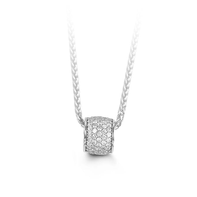 10k Yellow/White/Rose Gold CZ-Barrel 6150