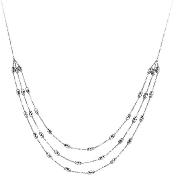 10K TRI Gold Necklace - Rosa 9215