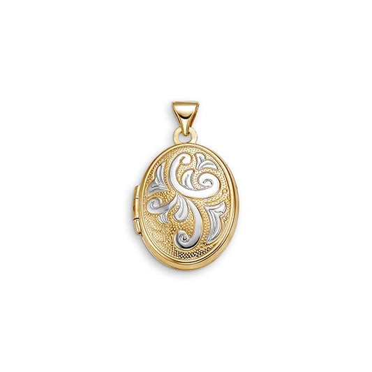 10K 2T Gold Locket - 3003