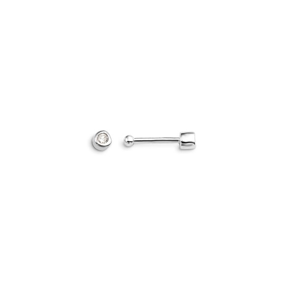Kunj hunde 14K Y&W ari me diamant - 7045
