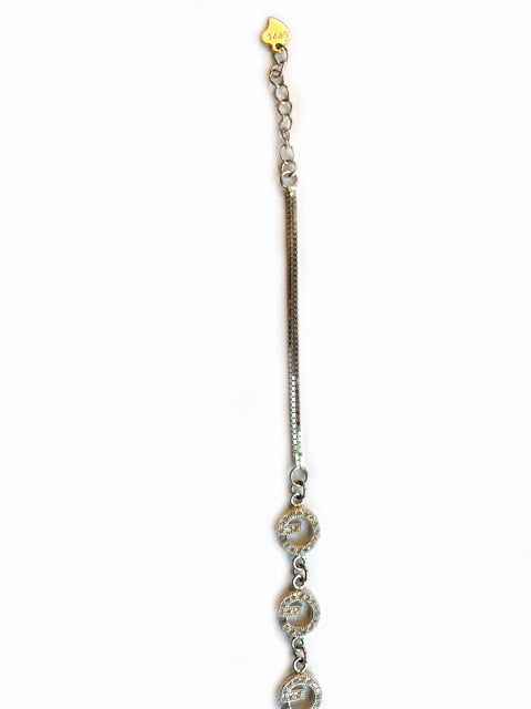 925 Sterling Silver Bracelet with CZ