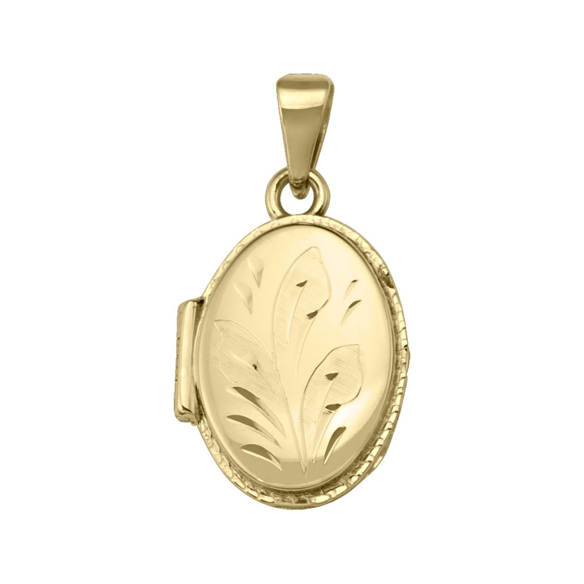 10K Gold Oval Locket