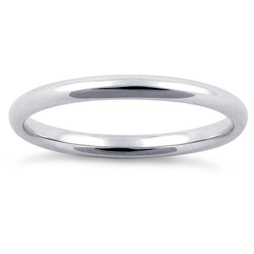925 Sterling Silver 2M Wedding Band SI-KIT-WB-2M