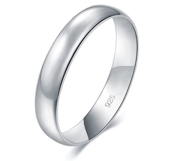 925 Sterling Silver 4M Wedding Band SI-KIT-WB-4M
