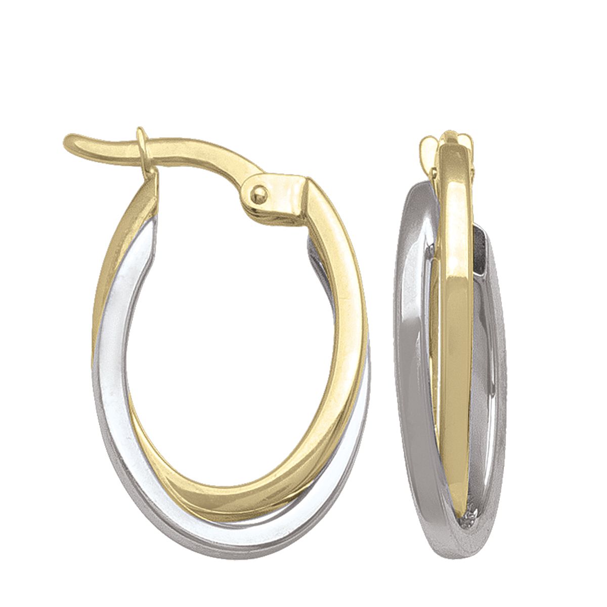 10K Yellow Gold Earrings -TECA13