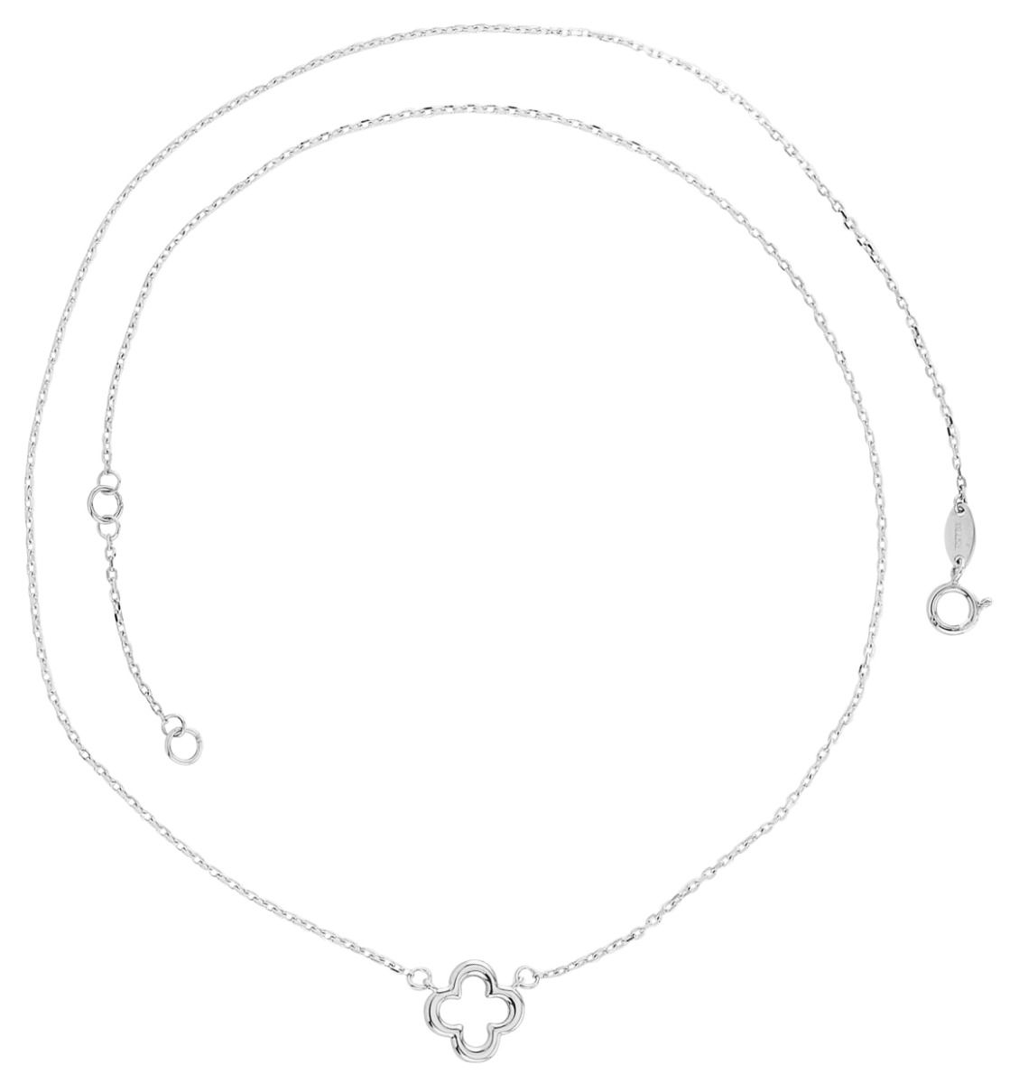 10K White Gold Necklace - TECA282W