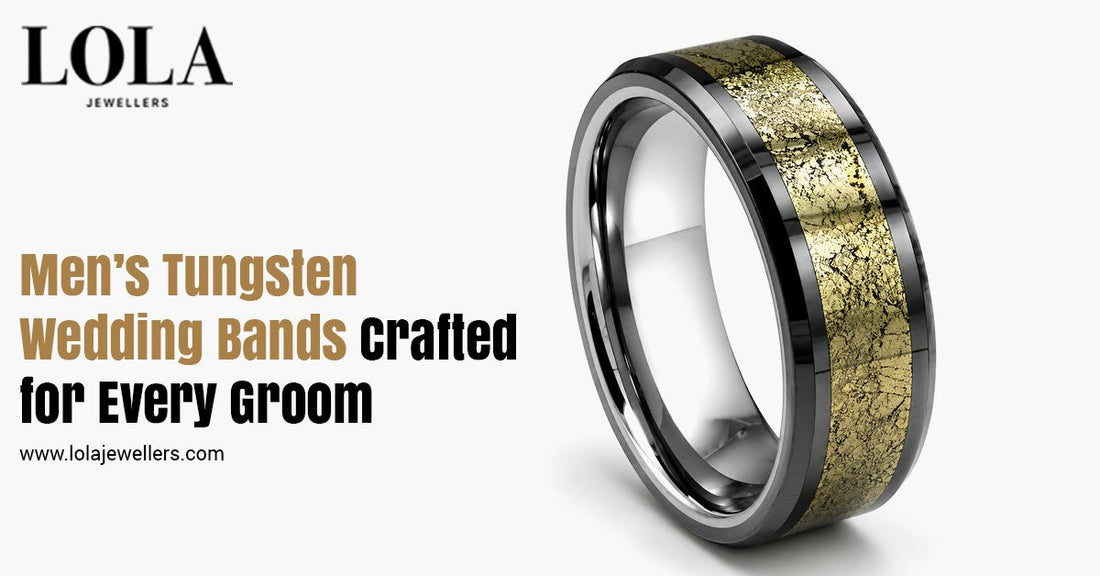Men’s Tungsten Wedding Bands Crafted for Every Groom