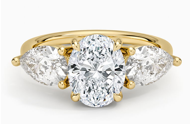 Unazë 14K e rrumbullakët LG Diamant Solitaire - 0,25CT