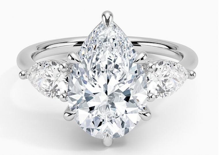 Unazë 14K e rrumbullakët LG Diamant Solitaire - 0,25CT