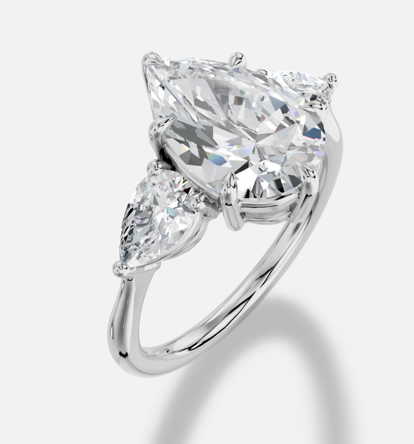 Unazë 14K e rrumbullakët LG Diamant Solitaire - 0,25CT