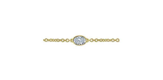 Unazë 14K e rrumbullakët LG Diamant Solitaire - 0,25CT