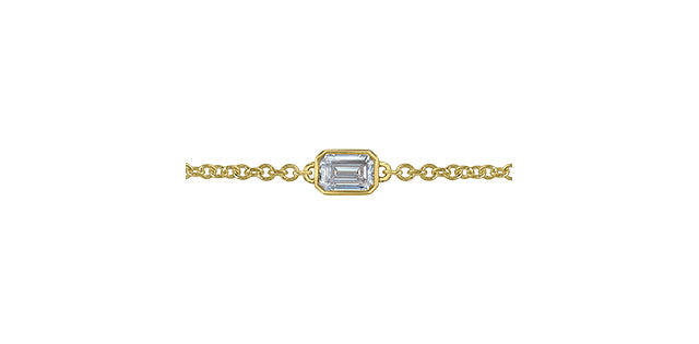 Unazë 14K e rrumbullakët LG Diamant Solitaire - 0,25CT