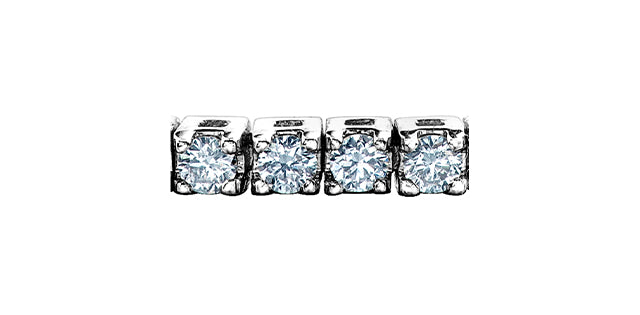2.00 CT Natural Diamond Tennis Bracelet in 10K Gold | Prong Set
