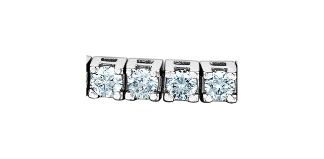 3.00 CT Natural Diamond Tennis Bracelet in 10K Gold | Prong Set